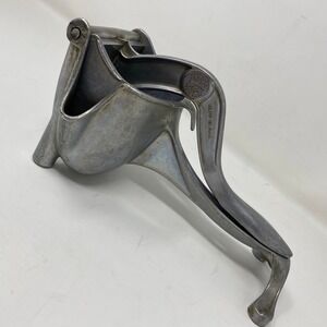 Vtg 50's Wear-Ever Juicer Mid Century Modern Aluminum Hand Press Made in USA